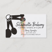 Bakbakkerij maatlepels banketbakker visitekaartje (Voorkant)