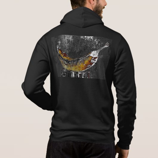 bakbanaan vlakte hoodie (Achterkant)