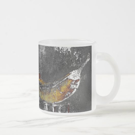 bakbanaan vlakte matglas koffiemok (Rechts)