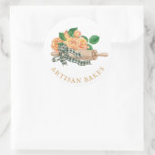 Bakbenodigdheden Bakkerij Bakker Ronde Sticker (Tas)