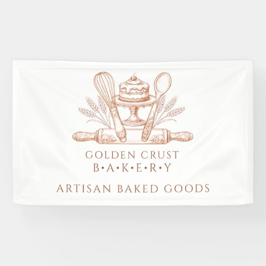 Bakbenodigdheden Bakkerij Bakker Spandoek (Horizontaal)