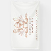 Bakbenodigdheden Bakkerij Bakker Spandoek (Verticaal)
