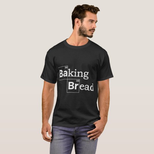 Bakbrood - Grappige Broodbakker Bakkerij Pretzel L T-shirt (Voorkant volledig)