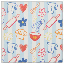 Bakdoodle op Strepen voor Kinderen en Oma Stof