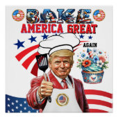 BAKE America Great Again Poster (Voorkant)