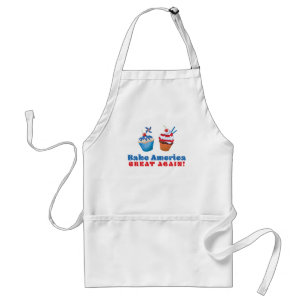 Bake America weer geweldig Patriottisch Standaard Schort