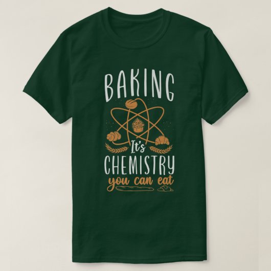 Bake Baking Bread Croissant T-shirt (Design voorkant)