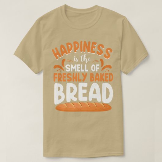 Bake Baking Bread T-shirt (Design voorkant)