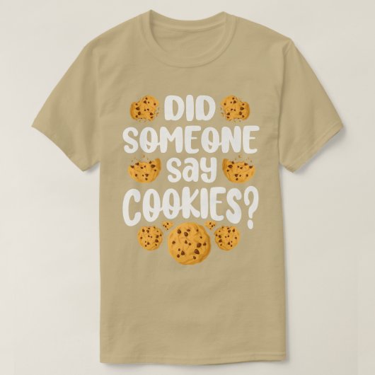 Bake Baking Cookie T-shirt (Design voorkant)