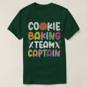 Bake Baking Cookie Team Captain Cookie Baking Team T-shirt (Design voorkant)