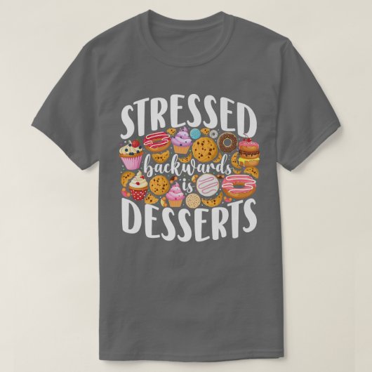 Bake Baking Cupcake Donut Cake Cookie Dessert T-shirt (Design voorkant)