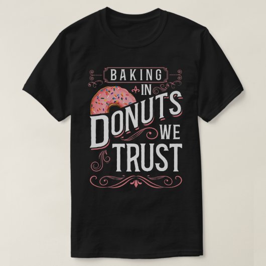 Bake Baking Donut T-shirt (Design voorkant)
