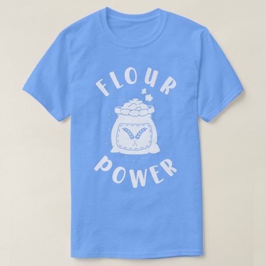 Bake Baking Flour T-shirt (Design voorkant)