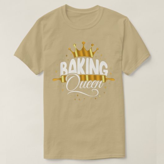 Bake Baking Queen Crown T-shirt (Design voorkant)