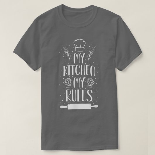 Bake Baking Rolling Pin 55 T-shirt (Design voorkant)