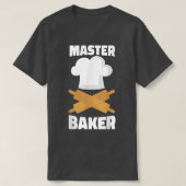 Bake Baking Rolling Pin Master Baker T-shirt (Design voorkant)