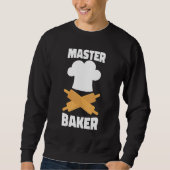 Bake Baking Rolling Pin Master Baker Trui (Voorkant)