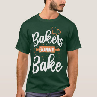 Bake Baking Rolling Pin Pun T-shirt