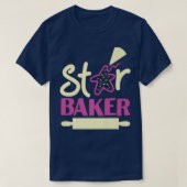 Bake Baking Star Cookie Star Baker T-shirt (Design voorkant)