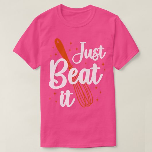 Bake Baking Whisk T-shirt (Design voorkant)