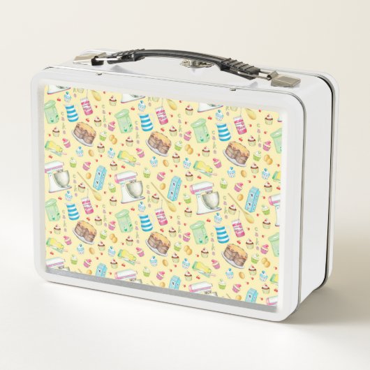 Bake Cake Metal Lunchbox (Achterkant)