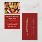 Bake Goods Baking Bakery Chef Visitekaartjes (Voorkant / Achterkant)
