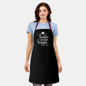 Bake Iemand Happy Apron Schort (Gedragen)