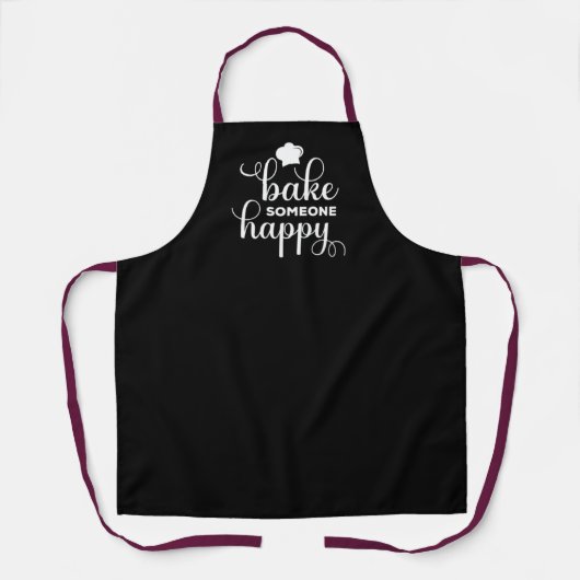 Bake Iemand Happy Apron Schort (Voorkant)