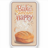 Bake Iemand Happy Sticker (Voorkant)