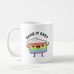 Bake it Easy Funny Cake Pun Koffiemok