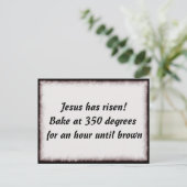 Bake me een Jezus Briefkaart (Staand voorkant)