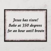 Bake me een Jezus Briefkaart (Voorkant)