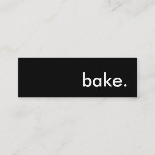 bake. mini visitekaartje