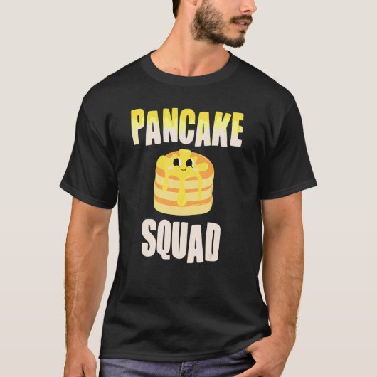 Bake pancake squad Pancakes T-shirt (Voorkant)