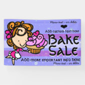 \Bake Sale.Adverteren Fondsenwerving PromotieCusto Spandoek (Horizontaal)