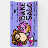 \Bake Sale.Adverteren Fondsenwerving PromotieCusto Spandoek (Verticaal)