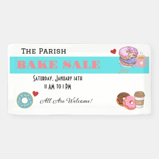 Bake Sale Banner (Horizontaal)