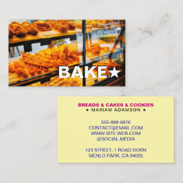 Bake Sale, Cake Stall, Baguette Bakery | Bread Visitekaartje