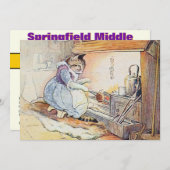 Bake Sale Cat Illustration Kaart (Voorkant / Achterkant)