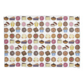 Bake Sale Cupcake Brownie Pie Cake Kussensloop (Voorkant)