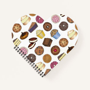 Bake Sale Cupcake Brownie Pie Cake Notitieboek