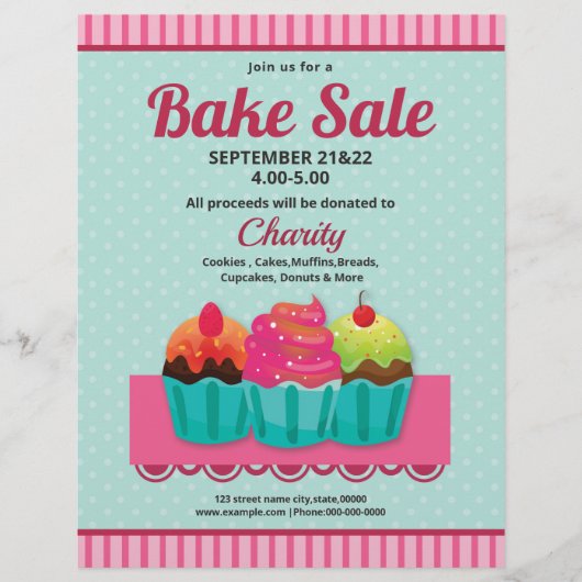 Bake Sale Flyer (Voorkant)