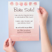 Bake Sale Flyer (Cupcake Border) (Hand)