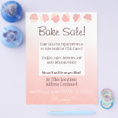 Bake Sale Flyer (Cupcake Border) (Enkel)