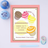 Bake Sale Flyer - Cupcakes (Enkel)