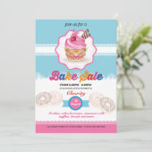 Bake Sale Flyer Sjabloon Kaart (Staand voorkant)