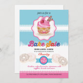 Bake Sale Flyer Sjabloon Kaart (Voorkant / Achterkant)