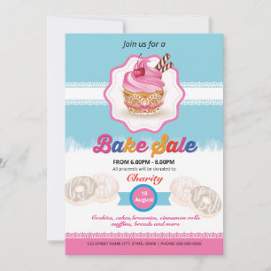 Bake Sale Flyer Sjabloon Kaart