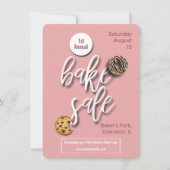 bake sale flyer-uitnodiging kaart (Voorkant)