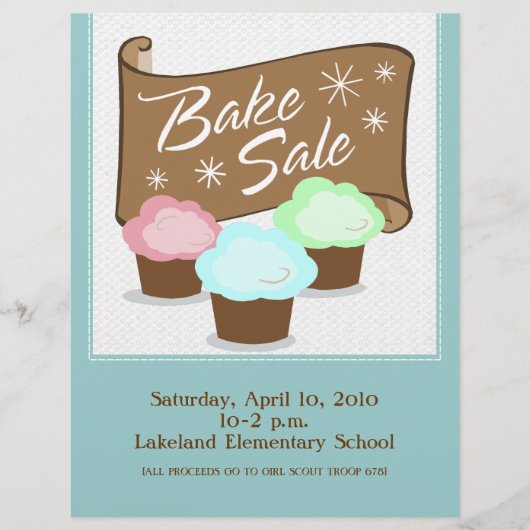 Bake Sale Flyers (Voorkant)